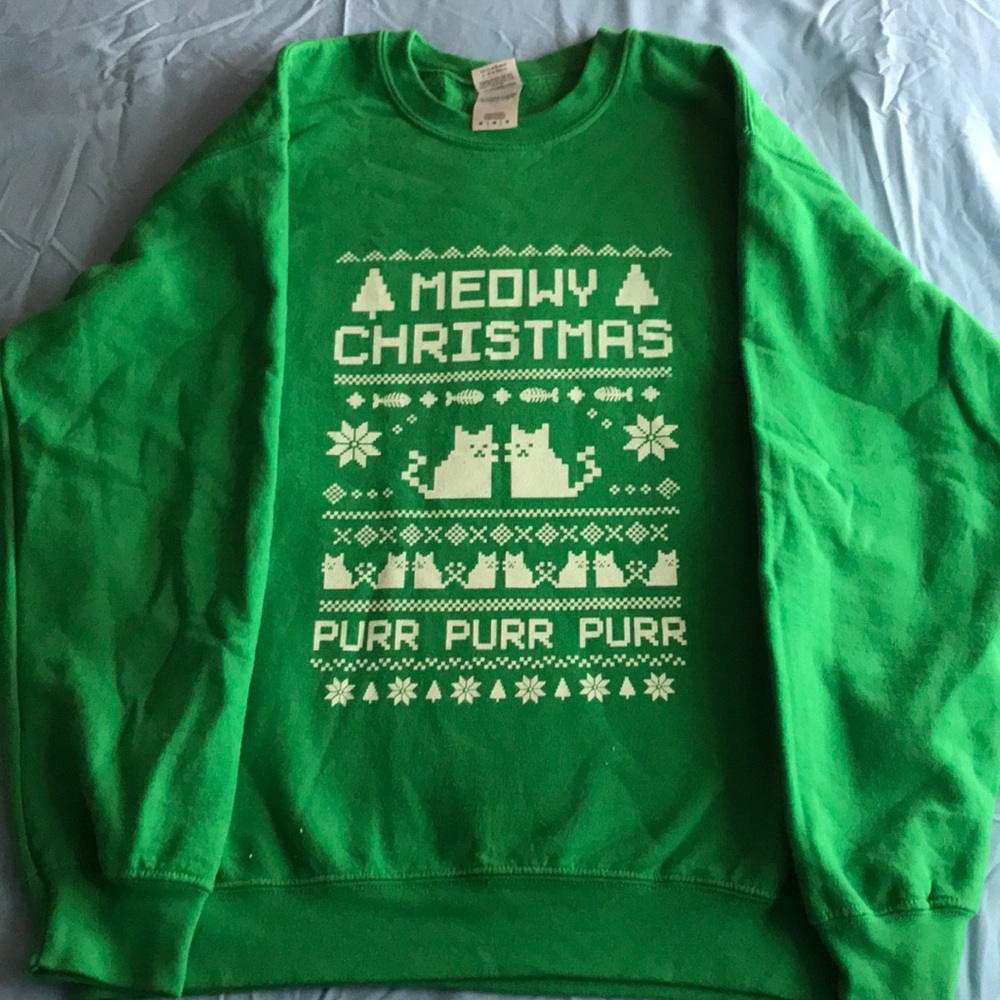 Meowy Christmas Funny Ugly Sweater